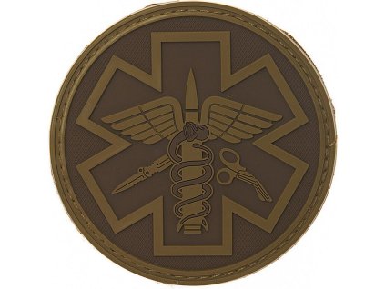 3D PVC Nášivka/Patch Para medic - coyote