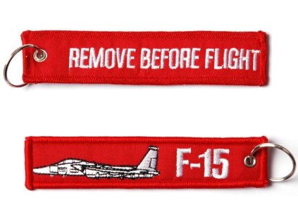 Kľúčenka Remove before flight + F-15