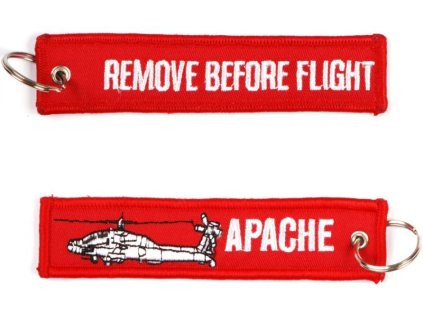Kľúčenka Remove before flight + Apache