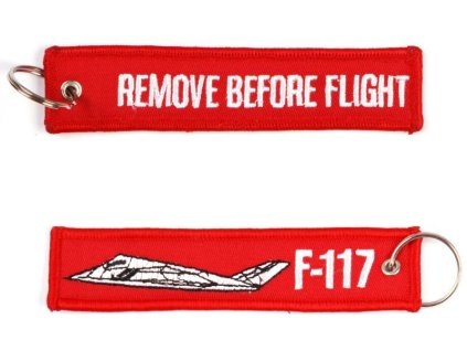 Kľúčenka Remove before flight + F-117