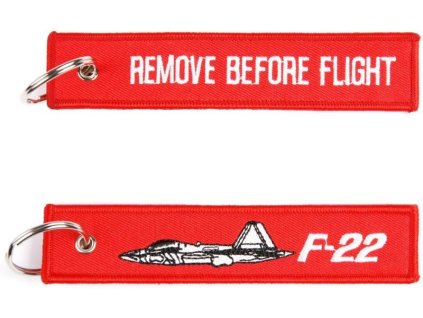 Kľúčenka Remove before flight + F-22