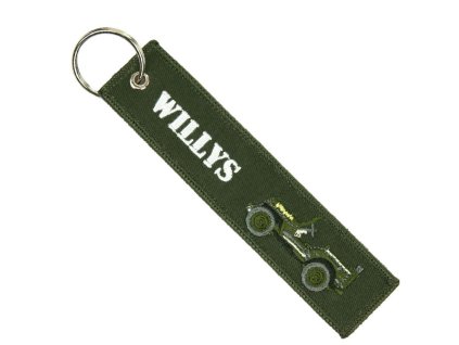 Kľúčenka Willys - zelená