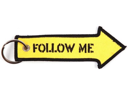 Kľúčenka Follow me - yellow
