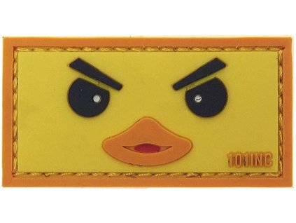 3D PVC Nášivka/Patch Duckface - žltá