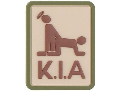 3D PVC Nášivka/Patch Killed in Action - multi