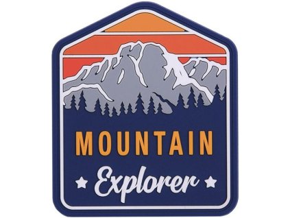 3D PVC Nášivka/Patch Mountain Explorer - farebná