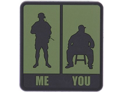 3D PVC Nášivka/Patch Me & You - green/black