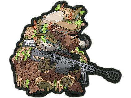3D PVC Nášivka/Patch TF-2215 Sniper Ox No.3 - color