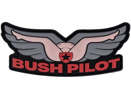 3D PVC Nášivka/Patch Bush Pilot - color