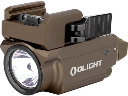 OLIGHT Svietidlo na zbraň Baldr Mini 600 lm desert - zelený laser (OL590)