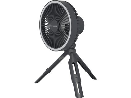 NITECORE Elektrický ventilátor NEF10 s LED svetlom a powerbankou - grey (NCx-NEF10-gy)