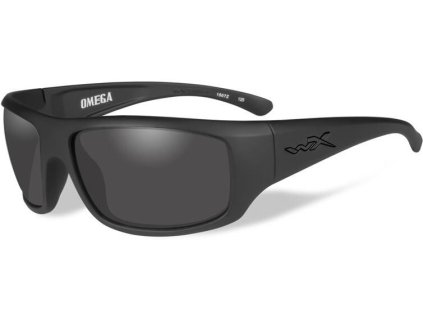 WILEY X Ochranné okuliare OMEGA Black Ops - dymové sklá / matný čierny rám (ACOME01)