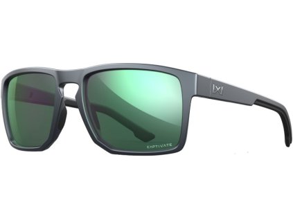 WILEY X Ochranné okuliare FOUNDER - polarizované zelené sklá / matný šedý rám