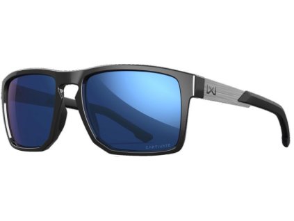 WILEY X Ochranné okuliare APEX Captivate - polarizované modré sklá / lesklý čierny rám