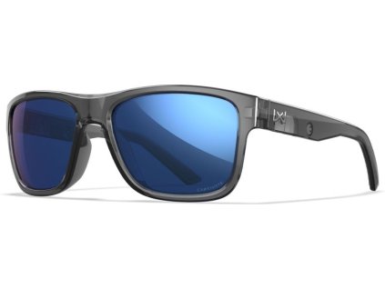WILEY X Ochranné okuliare OVATION Captivate - polarizované modré sklá / lesklý šedý rám