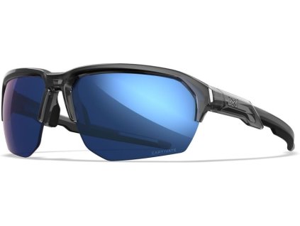 WILEY X Ochranné okuliare JAKL Captivate - polarizované modré sklá / lesklý šedý rám