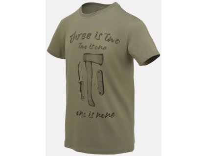HELIKON Tričko One is none - olive green (TS-ONN-CO-02)