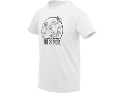 HELIKON Tričko Old school - white (TS-OLS-CO-20)