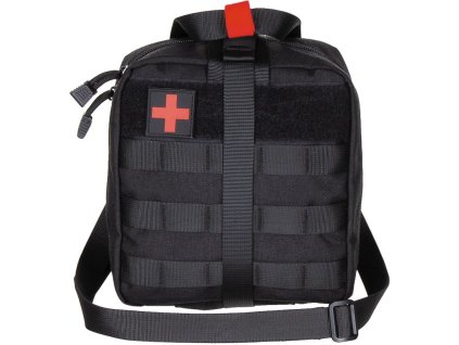 MFH MOLLE Pouch na lekárničku, velký, 21x22x12cm - black (30631A)