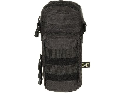 MFH MOLLE Pouch pre poľnú fľašu 11x25x13cm, black (30609A)