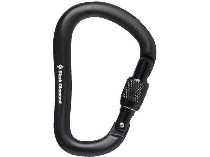 BLACK DIAMOND Karabína ROCKLOCK SCREWGATE - black (BD210256-0002)