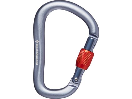 BLACK DIAMOND Karabína ROCKLOCK SCREWGATE - gray (BD210256-1003)