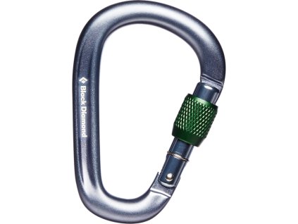 BLACK DIAMOND Karabína PEARLOCK SCREWGATE - gray (BD381134-1003)