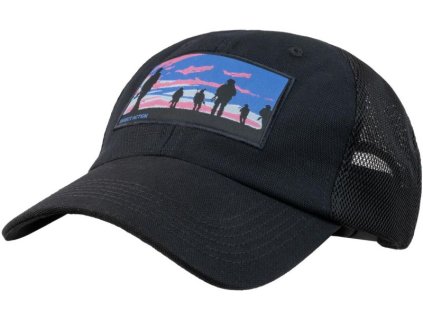 DIRECT ACTION Baseball šiltovka Sunset Feed - black (CP-SUNS-CTN-BLK)