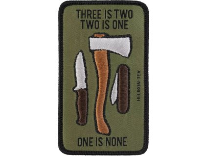HELIKON Textilná Nášivka/Patch One is none - green (OD-OIN-PO-82)