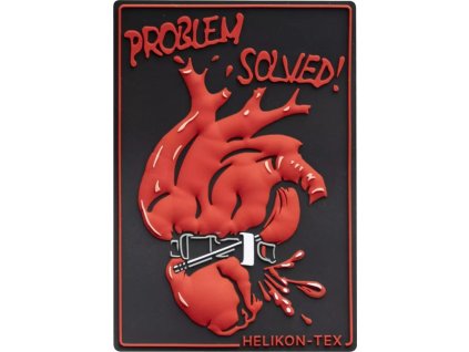 HELIKON 3D PVC Nášivka/Patch Problem solved! - black (OD-PSD-RB-01)