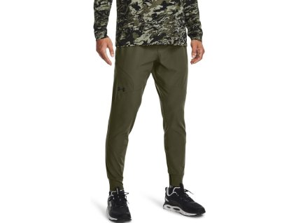UNDER ARMOUR Dlhé nohavice teplákové Unstoppable JOGGERS - zelené (1352027-390)