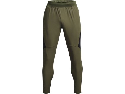 UNDER ARMOUR Dlhé nohavice teplákové Unstoppable Hybrid Pant - zelené (1373788-390)