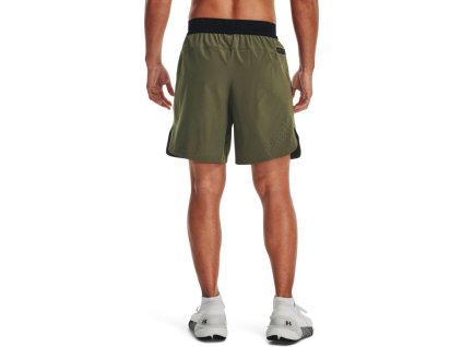 UNDER ARMOUR Krátke nohavice Peak Woven Shorts - zelené (1376782-390)