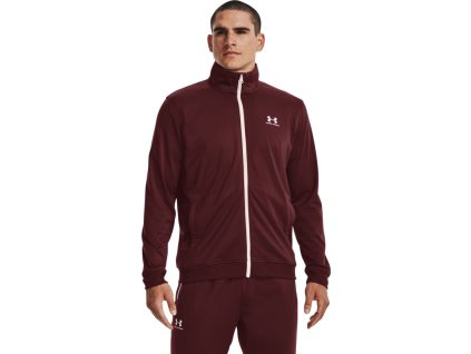 UNDER ARMOUR Bunda SPORTSTYLE TRICOT JACKET - červená (1329293-690)