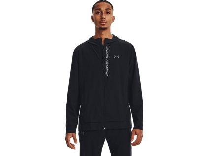 UNDER ARMOUR Bunda s kapucňou OUTRUN THE STORM JACKET - čierna (1376794-002)