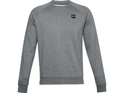 UNDER ARMOUR Mikina Rival Fleece Crew - šedá (1357096-012)