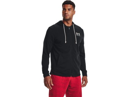 UNDER ARMOUR Mikina Rival Terry LC FZ - čierna (1370409-001)