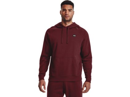 UNDER ARMOUR Mikina Rival Fleece Hoodie - červená (1357092-690)
