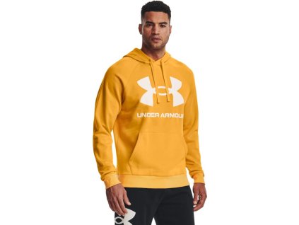 UNDER ARMOUR Mikina Rival Fleece Big Logo HD - žltá (1357093-782)
