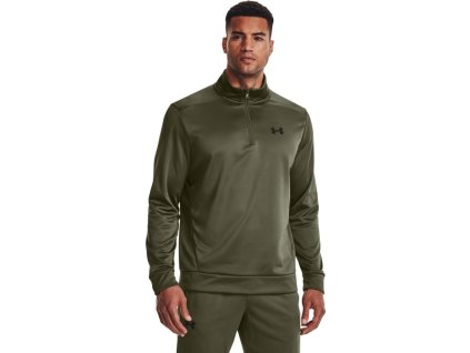 UNDER ARMOUR Mikina Armour Fleece 1/4 Zip - zelená (1373358-390)