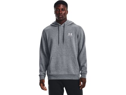 UNDER ARMOUR Mikina Essential Fleece Hoodie - šedá (1373880-012)