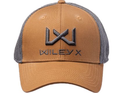 WILEY X Šiltovka Trucker Cap - tan / grey logo