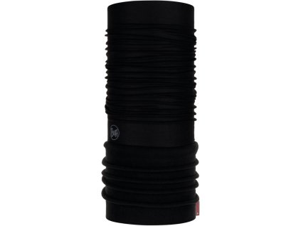 BUFF Multifunkčná šatka Polar SOLID - čierna