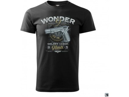 MARS&ARMS Tričko Wonder 9 - black (2052013)