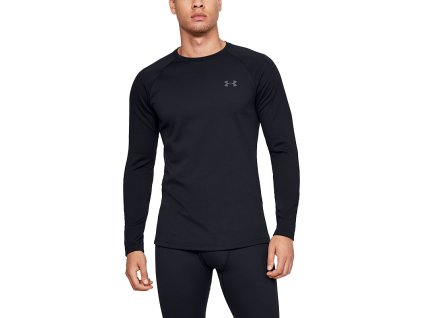 UNDER ARMOUR Tričko s dlhým rukávom Packaged Base 3.0 Crew - čierne (1343243-001)
