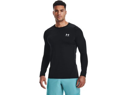 UNDER ARMOUR Tričko s dlhým rukávom HG Armour Fitted LS - čierne (1361506-001)