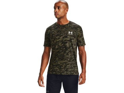 UNDER ARMOUR Tričko ABC Camo SS - čierne / camo (1357727-001)