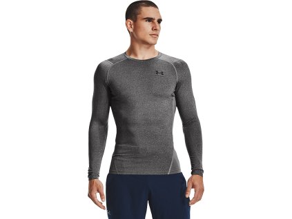 UNDER ARMOUR Tričko s dlhým rukávom HG Armour Comp LS - šedé (1361524-090)