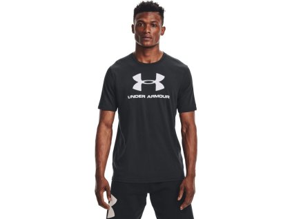 UNDER ARMOUR Tričko Sportstyle Logo Ss - čierne (1329590-001)