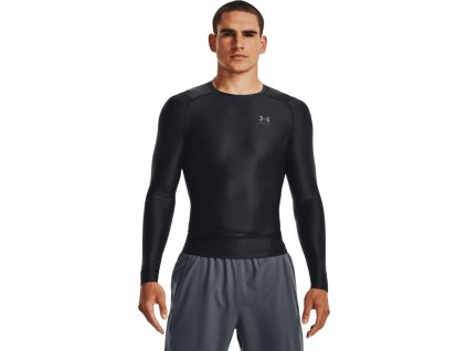 UNDER ARMOUR Tričko s dlhým rukávom HG IsoChill Comp LS - čierne (1365227-002)